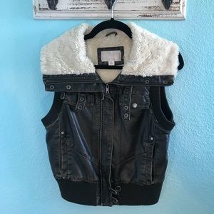 Xhilaration Dark Brown Bomber Vest